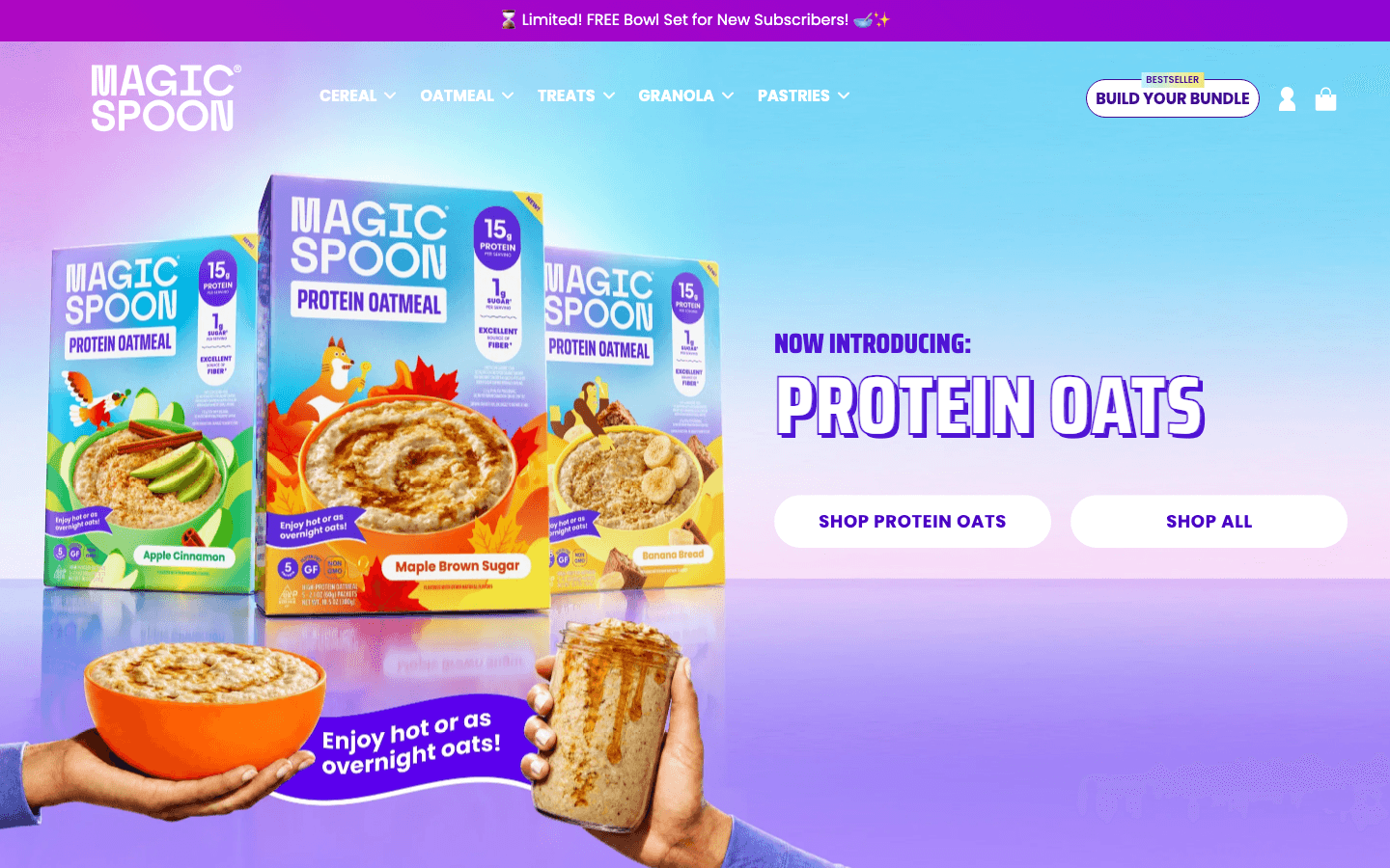 Magic Spoon website preview