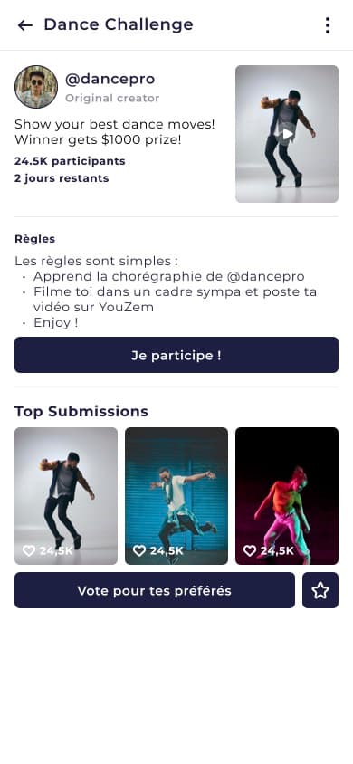 Youzem App - Écran 4